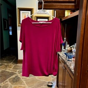 Chico's Traveler’s Magenta Women's Blouse